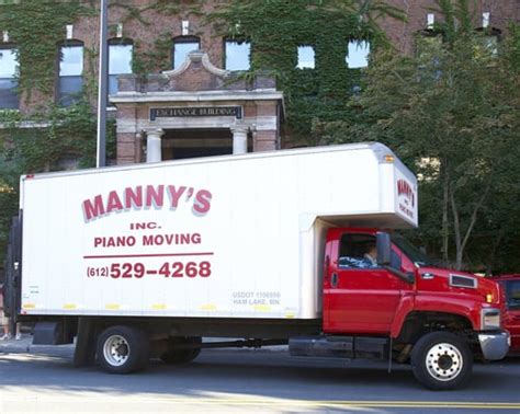 Manny's piano moving  Called to tell us when pick-up had been done and gave us